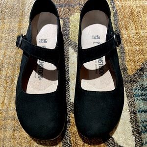 Birkenstock Tracy Black Nubuck Leather. Size 40. NWOT